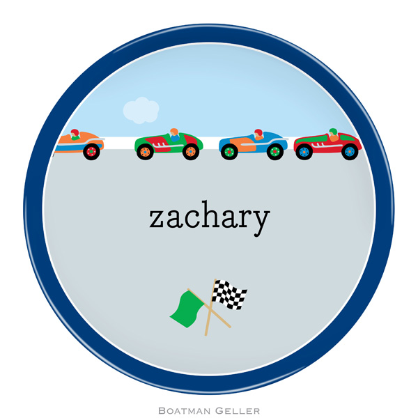 PlateRace Cars Elizabeth Lynn Designs