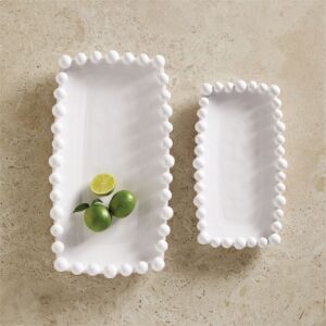 Beaded Long Platter (Large)